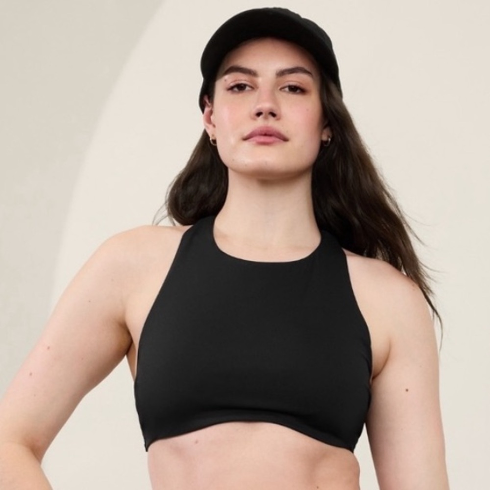 NWT! Athleta Black Maldives Bra Cup Bikini Top - Multiple Sizes🩷